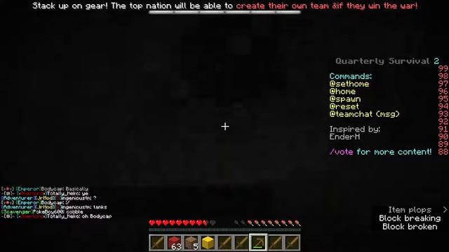 Minecraft Diamond Fire Quarterly Survival 2 Part 2 смотреть онлайн