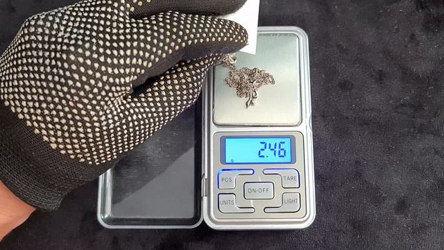 Цепочка с биркой. Серебро 925 . 1,86 гр. + Кулон смотреть онлайн