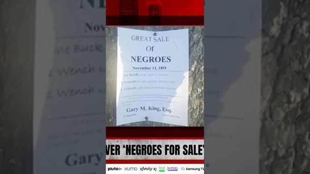 "Negroes For Sale" Sign Found In Texas; Is Israel A Home Born Slave? смотреть онлайн