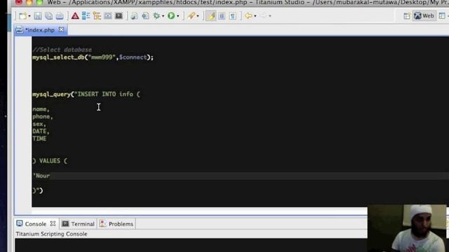 PHP & MySQL 6 - INSERT Adding new record to the DB - Arabic смотреть онлайн