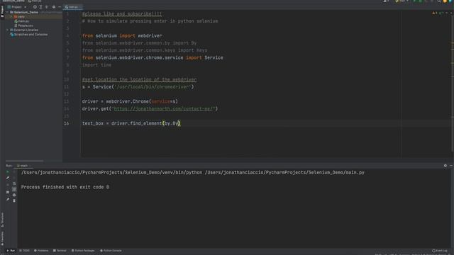 How to simulate pressing enter in python selenium смотреть онлайн