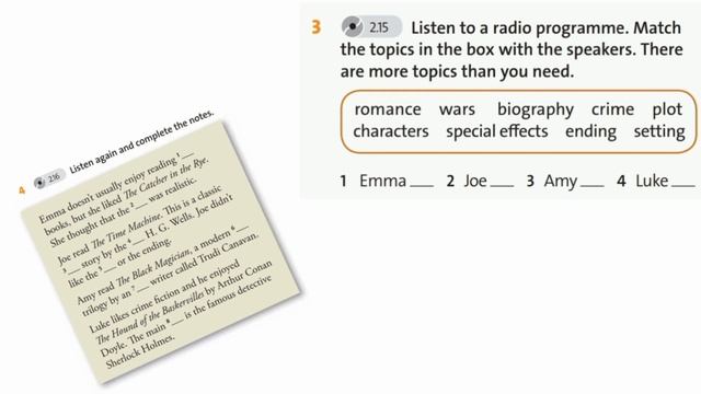 English Plus 8. Module 5. Books And Films: Features. Ex 3,4 P. 60