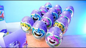 ПОЮ АКУЛЕТОК ТУРУРУ И ОТКРЫВАЮ СЮРПРИЗ ШОКОЛАДНЫЕ ЯИЦА СЮРПРИЗ ШОКИ ТОКИ