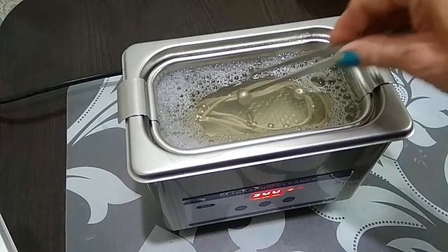 36 Моем серебро в ультразвуковой ванне. смотреть онлайн