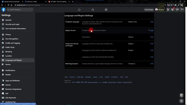 How to change facebook region settings 2023 смотреть онлайн