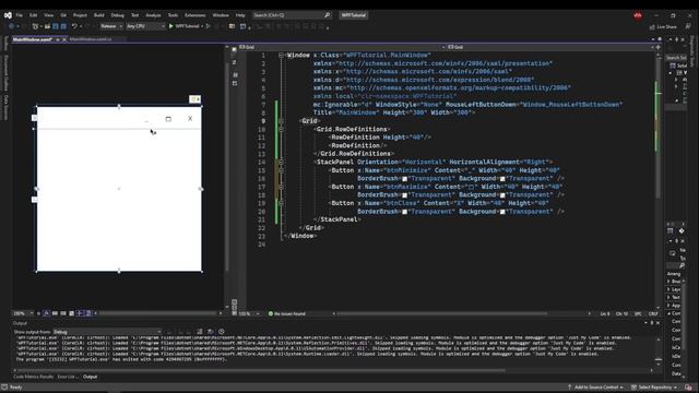 C# WPF Tutorial #18 - Custom Application Window and Title Bar смотреть онлайн