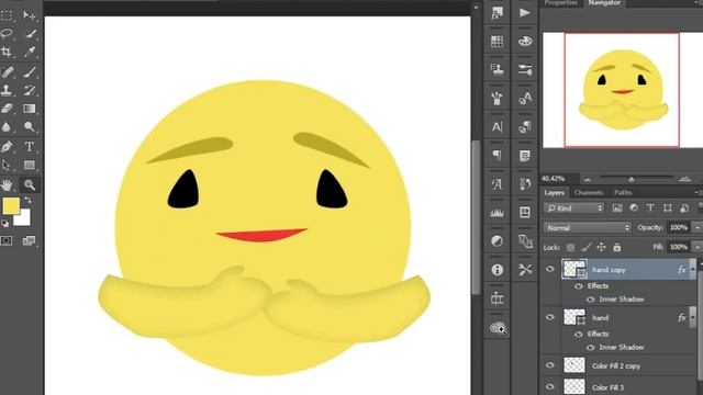 How To Create Facebook Care Emoji In Photoshop CS6 CC tutorial by CYBERSTUDIO смотреть онлайн