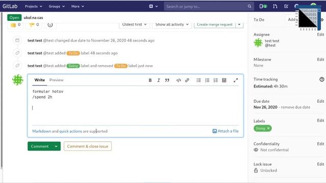 #gitlab time tracking #4