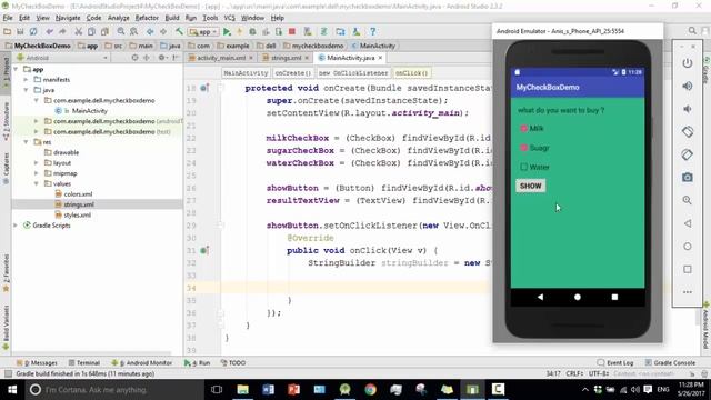 Android Bangla Tutorial 2.26 : checkbox in android example (Part-2) смотреть онлайн