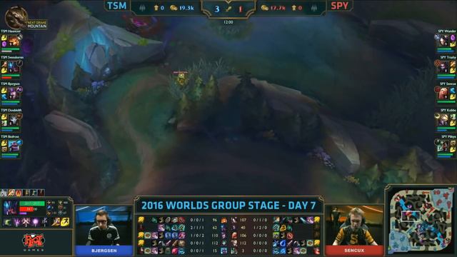 TSM vs SPY - Worlds 2016 W2D3 Group D | LoL S6 World Championship Week 2 Day 3 TSM vs Splyce G2 смотреть онлайн