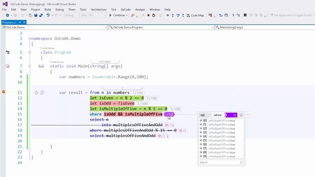 LINQ debugging with Ozcode - Part 1 смотреть онлайн