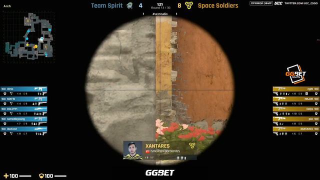 (Ru) GG.BET Shuffle | bo 3 | Team Spirit vs Space Soldiers | @c0stajan | Map 3 смотреть онлайн