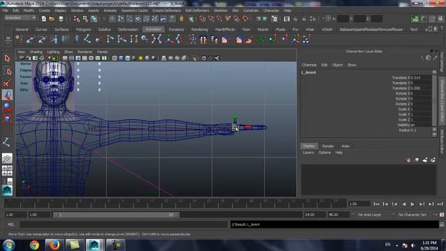Maya - Анимация Часть 1 - Создание Скелета смотреть онлайн
