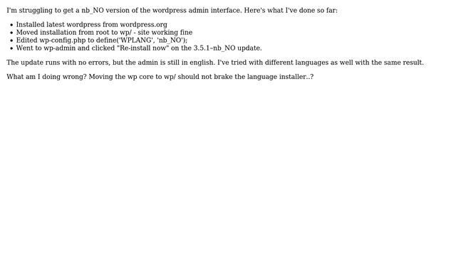 Wordpress: Wordpress admin not changing language (2 Solutions!!) смотреть онлайн
