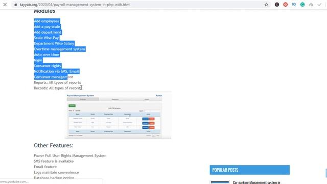 Payroll Management system in PHP with Source code(Free) смотреть онлайн