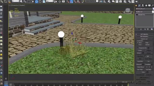 3ds max Моделирование дома из бруcа лекция № 11 создание окружения смотреть онлайн