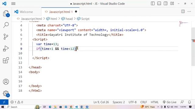 If Else Statment in Java Script | GIT Education смотреть онлайн