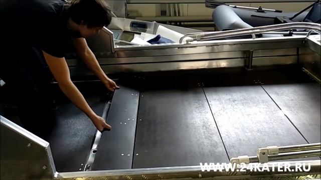 Лодка РусБот ТРАНСФОРМЕР спальные места в лодке в три действия!!!