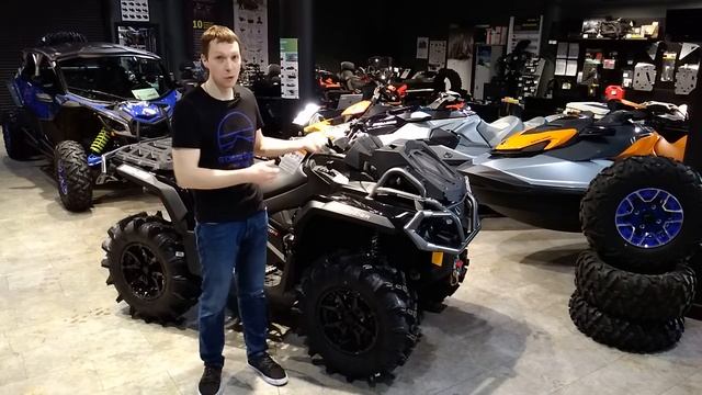 Обзор BRP Outlander 1000 XMR. Лучший квадроцикл для российской грязи! смотреть онлайн