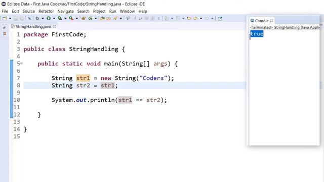 #66 | == vs equals() in Java | Coding Example | String Handling - 6 смотреть онлайн