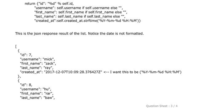 Django : django rest framework list query customize json array result response because of date form смотреть онлайн