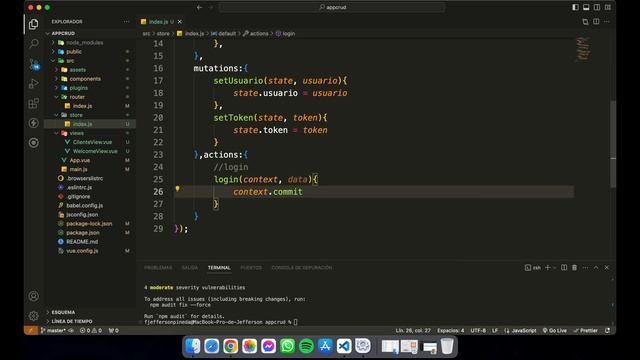 #12 Autenticación en API REST - VueJs desde cero [en español] смотреть онлайн