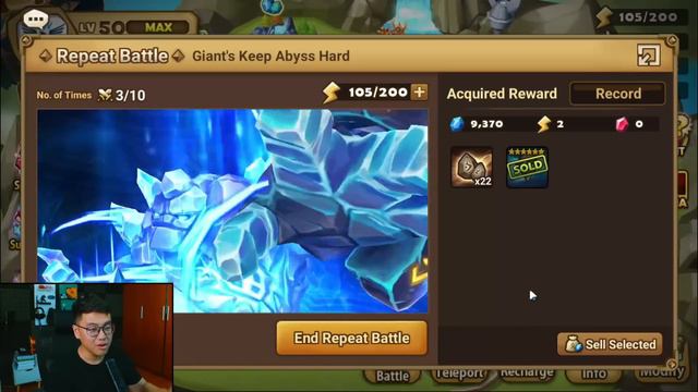 Wind Homunculus & Wind Harpy In Giant Abyss Hard in Summoners War смотреть онлайн