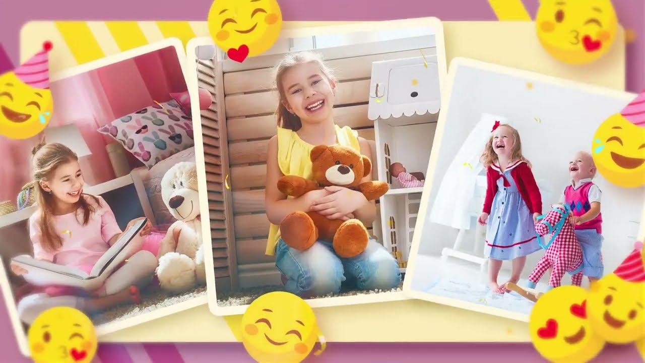 Слайд-шоу "Эмодзи 3". Пример. Монтаж видео на заказ.