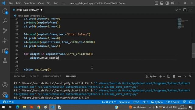 Python-GUI-part 2-with Tkinter-and MySql Interfacing смотреть онлайн