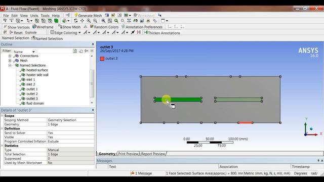 ANSYS Fluent Tutorials: Flow and Heat Transfer over Plate with Multiple Inlets and Outlets(Part 2/2 смотреть онлайн