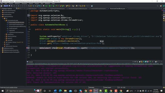 Selenium WebDriver with Java Tutorial 10 - How to automate checkboxes using selenium WebDriver смотреть онлайн