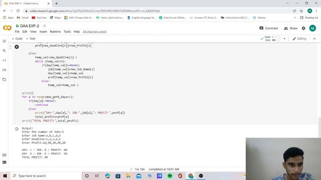 Implement Greedy Algorithm For Scheduling Tasks With Deadlines. |#designandanalysisofalgorithm | смотреть онлайн