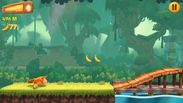 Banana Kong 2 - Funny Kong Running Game - Gameplay Walkthrough - Tutorial смотреть онлайн