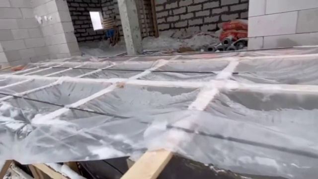 FOXFORD. Meer Group. Укладка бетонной смеси в зимнее время.