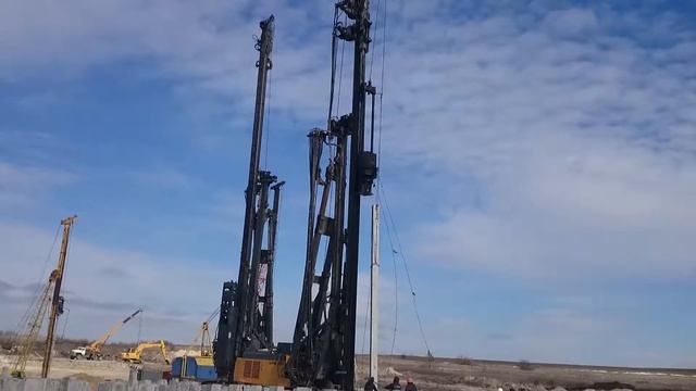 Забивка свай дизельным молотом смотреть онлайн