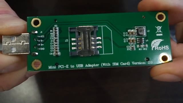 Адаптер переходник Mini PCI E на USB со слотом под SIM смотреть онлайн