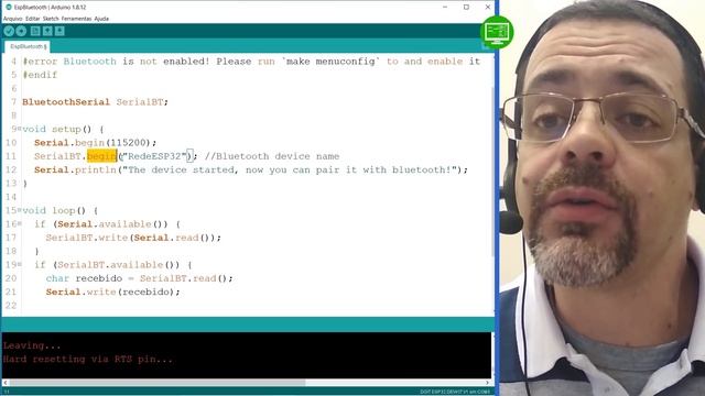 ESP32, o Arduino que já vem com Bluetooth e WiFi. Saiba como programar para conectar no celular. смотреть онлайн