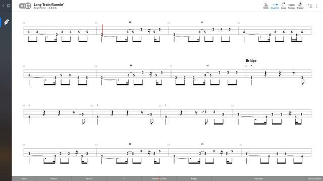 The Doobie Brothers - Long Train Runnin' (BASS TAB PLAY ALONG) смотреть онлайн