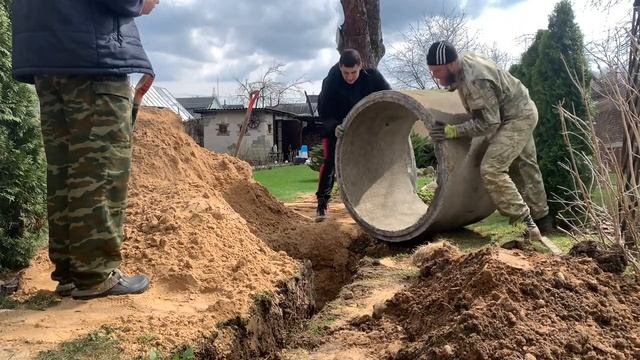 Канализация для дачи из трёх метровых колец ?