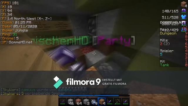Minecraft Skywars смотреть онлайн