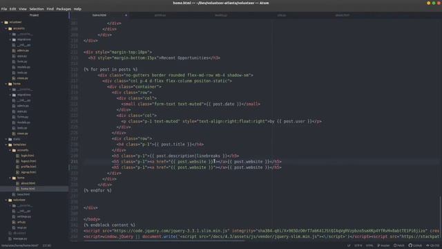 Improving the Login page | Volunteering Website | Atlanta Volunteering Part 7 смотреть онлайн