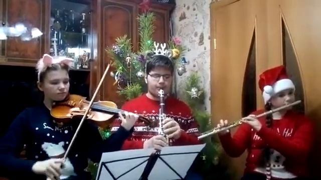 Семейное трио Соколовых Анастасии, Романа, Дианы - 