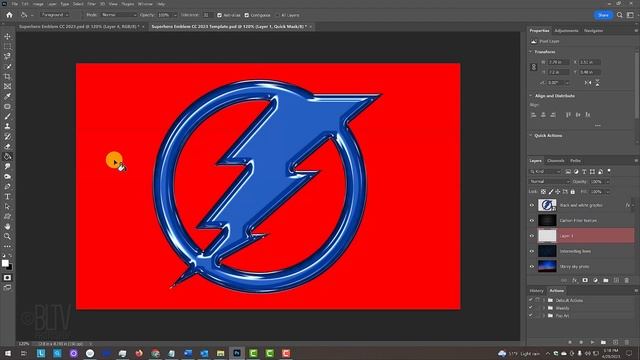 Photoshop: Create a Your Own SUPERHERO Emblem! смотреть онлайн