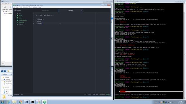 Git repo ground up demonstration (SourceTree & Terminal) смотреть онлайн