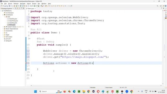 How to mouse hover on a web element using WebDriver (Selenium Interview Question #145) смотреть онлайн
