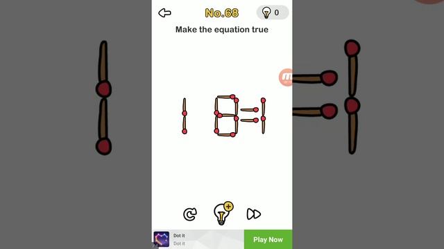 Brain Out Level 68 Answer | Make The Question true 18-1 Brain Out | #brainoutsolution смотреть онлайн
