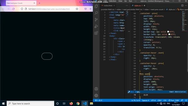 Javascript Number Count Input Spinner UI Design CSS3 & Vanilla Javascript смотреть онлайн