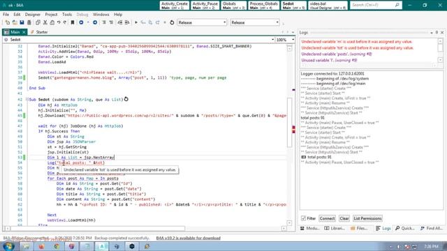 B4A + Wordpress REST API v2.0 JSON Arrays Retrieve a Collection of Site Posts - Basic 4 Android + W смотреть онлайн