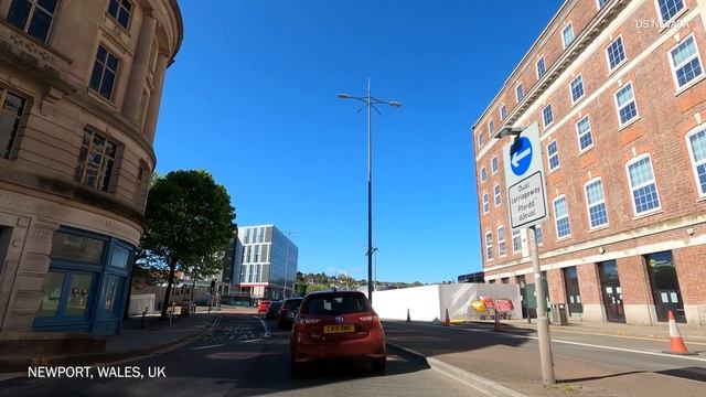 Newport, Wales, UK - Driving Tour 4K