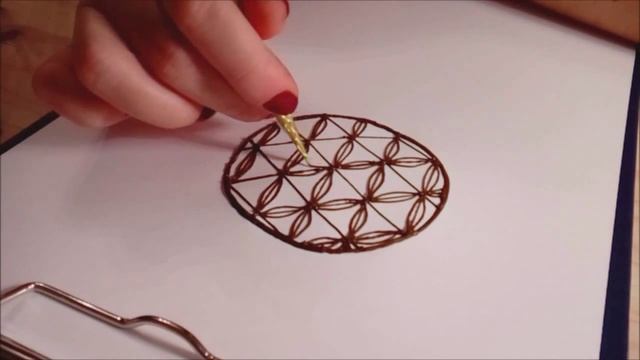 Как нарисовать ЦВЕТОК ЖИЗНИ мехенди / FlOWER OF LIFE mehndi смотреть онлайн